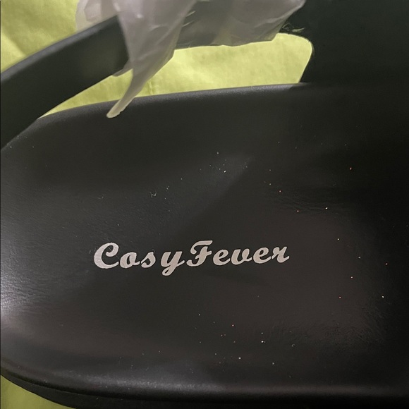 Fever Black Sandals with Straps - Picture 4 of 13